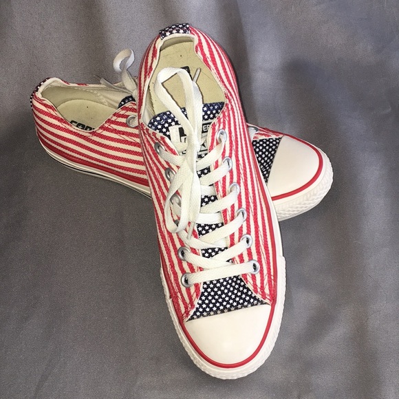 converse usa flag low